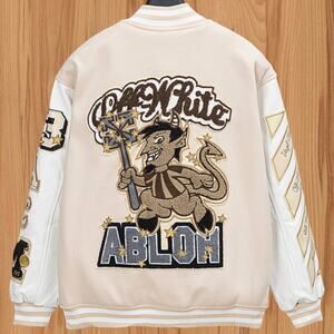 Men's Classic Off-White jacket Cream And White